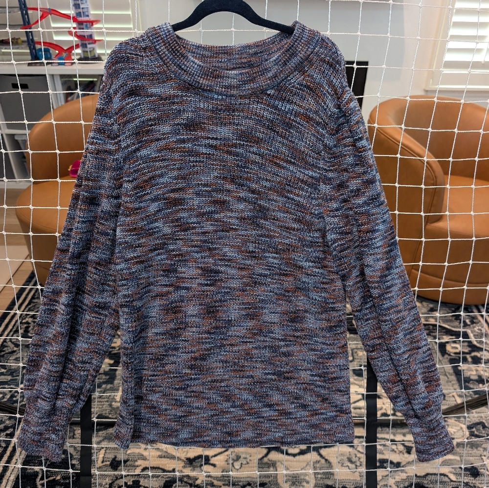 Cotton knit sweater